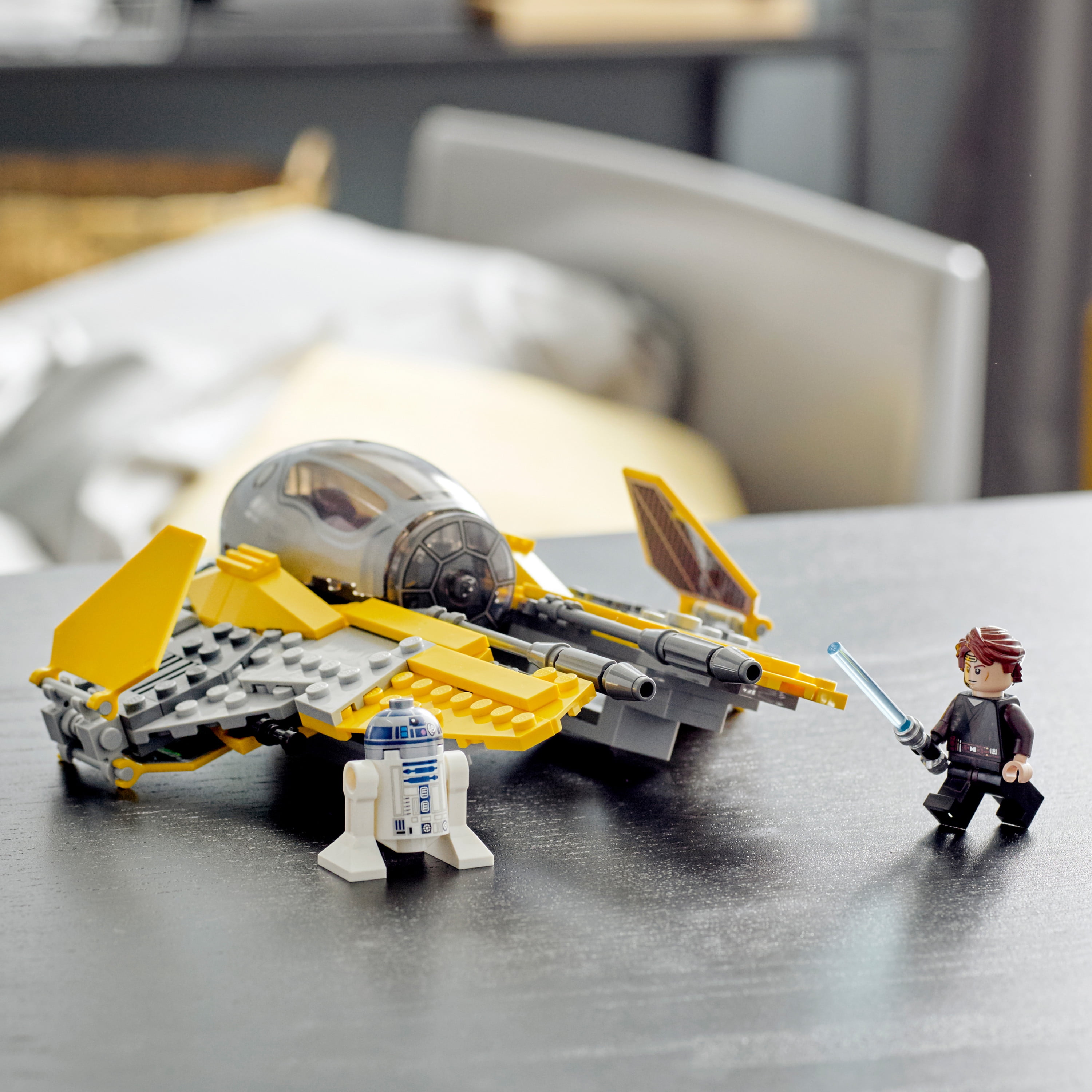 Lego Anakin Skywalker Minifigure Black Hand Star Wars 7256 7283 AK1 