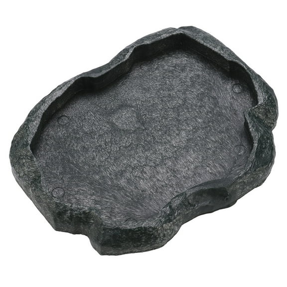 Reptile Feeding Dish Corner Bowl, Reptile Water Dish Food Bowl, Amphibian Reptile Feeding Terrarium Bowls for Lizard Bearded Dragon Gecko Tortoise Crab