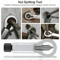 thumbnail image 3 of Heavy Duty Nut Splitters Broken Damaged Corroded Stuck Screw Nut Removal Splitting Tools, 3 of 4
