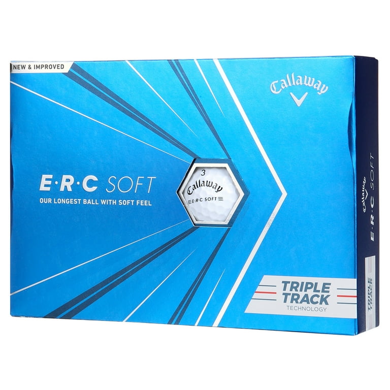 Callaway ERC Soft 21 Golf Balls, White, 12 Pack, Long