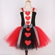 thumbnail image 4 of Disfraz de Reina de Corazones para niña, disfraz de tutú para fiesta de carnaval, disfraz de Reina Roja del País de las Maravillas, disfraz de Halloween para niños, ropa elegante, 4 of 5