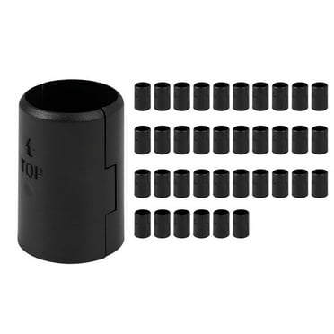 74-Packs Wire Shelf Clips Shelving Lock for 1 Inch Post- Sleeves Replacements