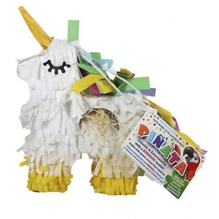Penn-Plax Unicorn Pinata with Natural Nesting Material – Large