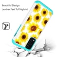 thumbnail image 4 of Bemz Dual Shockproof Series Case for REVVL V+ 5G - Sunflowers Teal, 4 of 4