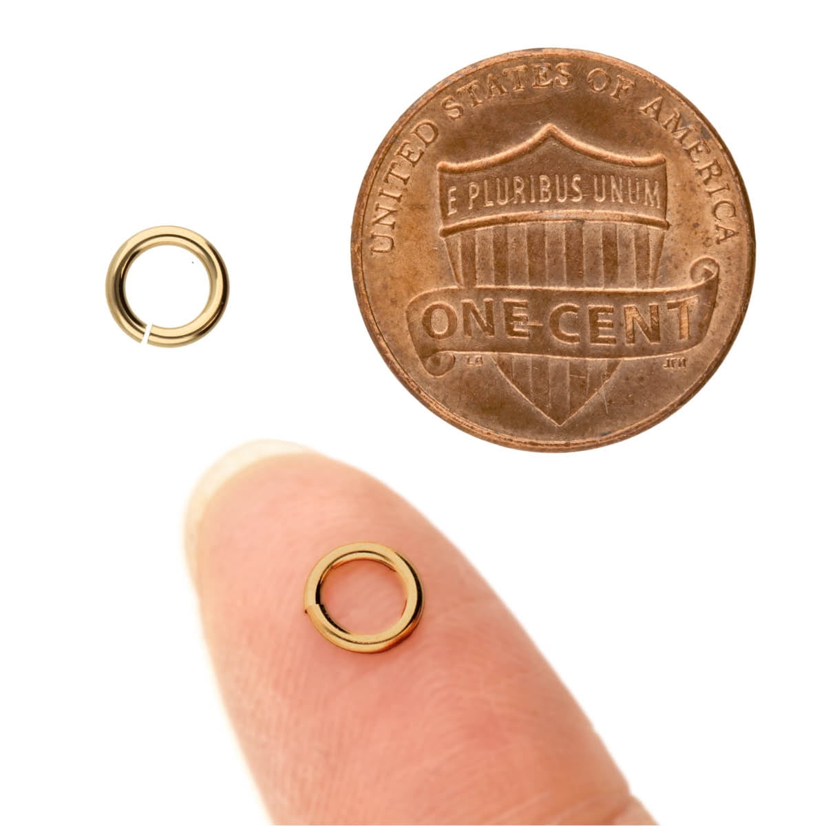 The Beadsmith Gold Filled JumpLocks – 6 mm Jump Rings, 18 Gauge, 50pc