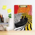 thumbnail image 2 of FORMRS Acrylic Clipboard with Low Profile Clip Standard A4 Letter Size, 12.5" x 9", Abstract Boat, 2 of 8