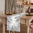 thumbnail image 2 of Table Runners 90 Inches Long Dress Scarves, Grey Eucalyptus Leaves Farmhouse Coffee/Dining/Kitchen Table Runner for Living Room, Spring Summer Botanical 13x90 Inch, 2 of 9