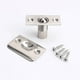 thumbnail image 3 of 2 Piezas de Cerradura de Ajustable Cerradura de Puerta Interior Cerradura de Embutir de con Tornillos, 3 of 9