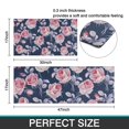 thumbnail image 7 of Pioneer Flower Floral Print Pattern Kitchen Rugs Sets Of 2,Anti Fatigue Kitchen Mat Rugs Non Slip Washable,Decorative Kitchen Floor Mats for Kitchen,Sink,Laundry,17"x30"+17"x47", 7 of 7