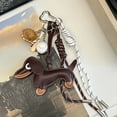 thumbnail image 3 of UNTERING Vintage Dachshund Dog Keychain Unique Styles Sturdy PU Components Elkegant Charm for Bag and Keys Decoration Daily Use, 3 of 8