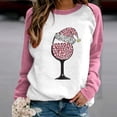 thumbnail image 6 of gakvbuo Ugly Christmas Sweater for Women 2024 Funny Christmas Sweatshirt Crewneck Xmas Print Long Sleeve Blouse Party Pullover Sweatshirt Tunic Tops Hoodless Shoulder Sweatshirt Gifts for Christmas, 6 of 6