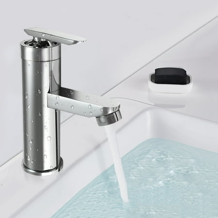 Chrome Brass Bath Bathroom Waterfall Basin Sink Faucet Vanity Mixer Water Tap Single Handle