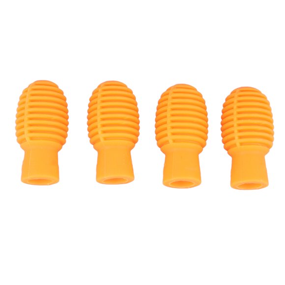 Drum Mute Tip, Drumstick Silent Tips Slip Proof Rebounding Standard Design Soft Percussion Accessories 4Pcs For Playing
