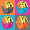 thumbnail image 3 of 4Pcs Burger Fixed Box Adjustable Hamburger Holders Reusable Washable Hamburger Clip Silicone Rack Holder Burger, 3 of 5