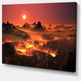 thumbnail image 2 of Impression sur Toile Volcan Enflammé - Paysage, 2 of 4