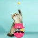 thumbnail image 5 of Juguetes interactivos para gatos con dispensador de comida y golosinas, comedero lento para mascotas. rojo, 5 of 9