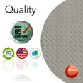 thumbnail image 5 of Resilia Round Under Grill Mat – 36" Diameter, Sandstone, 5 of 10