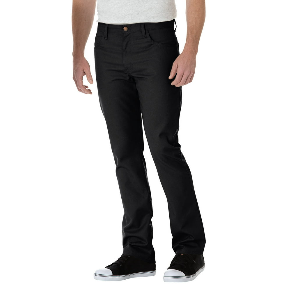 Dickies - Dickies Men's Slim Straight 5-Pocket Twill Work Pants ...