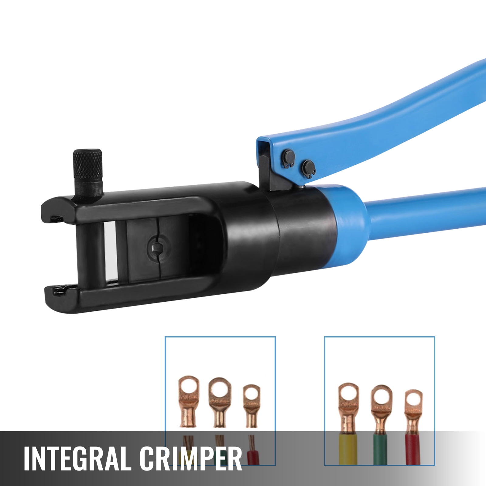VEVOR Hydraulic Lug Terminal Crimper 4ga-1000mcm Wire Cable Crimping Tool 18 Ton 