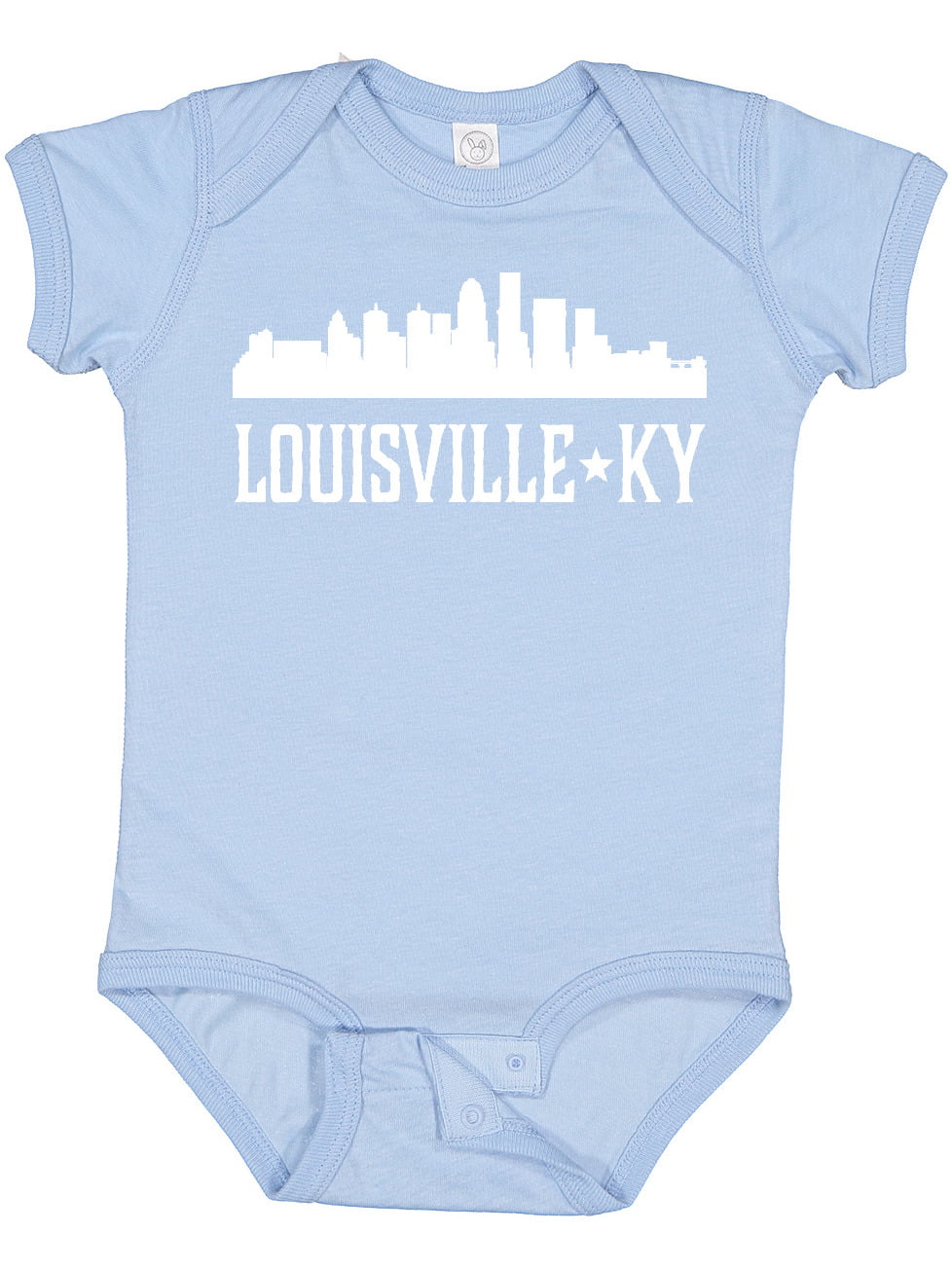 Inktastic Louisville Kentucky Skyline KY Cities Gift Baby Boy or Baby Girl Bodysuit, Infant Boy's, Size: 12 Months, Blue