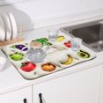 thumbnail image 4 of TIMIFIS Kitchen Absorbent Mats Drying Mat for Multiple Usage Easy Clean Mat for Kitchen Counter Or Sink Refrigerator Or Drawer Liner L 16 Inches X W 12 Inches Kitchen Gadgets, 4 of 6
