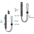 thumbnail image 6 of Kothab Lanyard Attachments Replacement Parts with Joy Con Controller Wrist Strap, Black, 2 Pack, 6 of 13