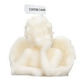 thumbnail image 3 of Decorative Candle, Angel Candle Stress Relief Soy Wax Scented Beautiful Multipurpose  For Wedding One Hand On Cheek White,One Hand On Cheek Pink,Two Hand On Cheek White,Two Hand On, 3 of 8
