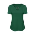 thumbnail image 6 of Edvintorg Womens Trendy Clothes Plus Size Lightweight Keyhole Neck Short Sleeve Cut Out Casual Shirts Women's Tops, Tees & Blouses Green M, 6 of 6
