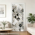 thumbnail image 3 of 2PCS Door Stickers Decals,Self-Adhesive Waterproof Removable Door Murals Wallpaper, PVC Geometric Decorative Door Sticker for Bedroom Livingroom Bathroom Door Decal Decoration, 3 of 6