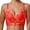 c02Red, variant on Arnsht Small Bust Thick Padded Wireless Bra Soft Comfort Breathable Underwear Gathering Daily Bra Lace Non-Steel Ring Bra Black XXL