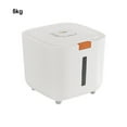 thumbnail image 4 of Youkk White Easy To Install And Maintain Rice Storage Container Durable Kitchen Collection Bucket Stylish White 5kg, 4 of 6