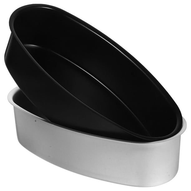 2 piezas de forma ovalada moldes para pasteles antigüedades de postre antiadherente molde de queso de aleación de aluminio