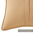 thumbnail image 4 of Sunbrella 20 in. Square Outdoor Throw Pillow (2-Pack) - Canvas Wheat, 4 of 6