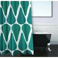 thumbnail image 3 of Simply Daisy 71" x 74" Watermelon Seeds Geometric Print Shower Curtain, 3 of 3