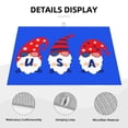 thumbnail image 3 of Zufioo 4th of July Gnomes Print Microfiber Dish Drying Mat, 18x24 Inch Water Absorbent Non-Slip Mat for Kitchen, Dining Room, Bar Counter, 3 of 7
