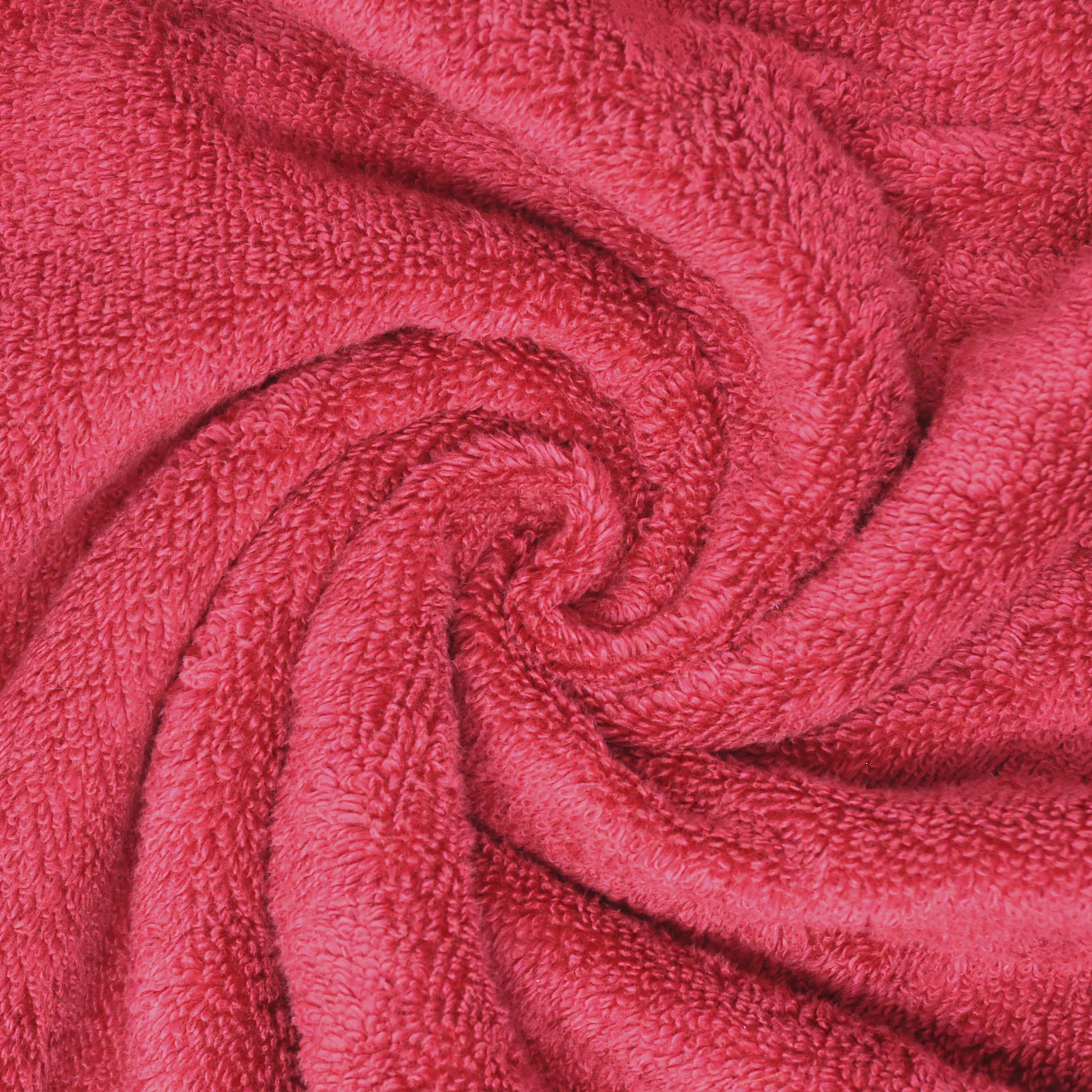 Mainstays Performance Solid 6 Piece Towel Set, Red - image 4 of 7
