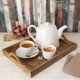 thumbnail image 2 of Rectangular mango wood serving tray with handles, 2 of 5