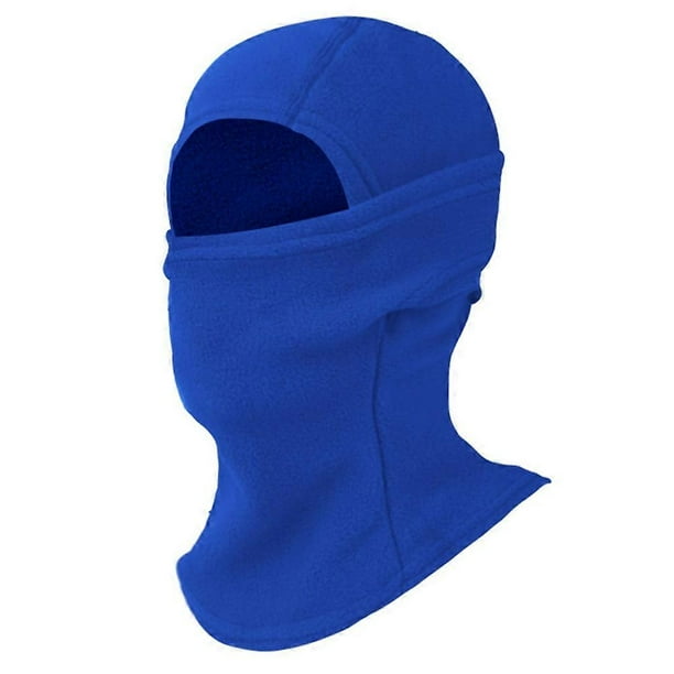 Outdoor Cycling Face Protection Ski Mask Winter Polar Fleece Balaclava Helmet Liner Cap - Sapphire