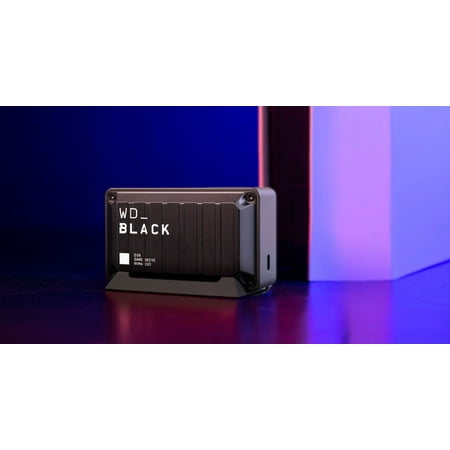 WD - D30 2TB Game Drive for PlayStation and Xbox External USB Type-C Portable SSD - Black