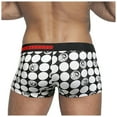 thumbnail image 4 of HUPOM Men'S Underwear Underwear For Men Pack Low waist Elastic Waist Printed Briefs Black 2XL, 4 of 4