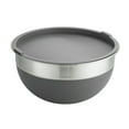 thumbnail image 6 of Tramontina 10-Piece Stainless Steel Mixing Bowl Set with Lid, High Wall with Gray Silicone Sides, Dishwasher Safe, 6 of 7