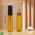 thumbnail image 2 of DIY 30pcs 5ml/0.17 oz Mini Amber Glass Spray Bottle Refillable Fine Mist Sample Bottle Small Travel Spray Bottle for Perfume Liquid Cosmetics Essential Oils DIY, 2 of 6