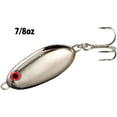 thumbnail image 2 of Bomber Slab Fishing Spoons 1 3/4" Plain Metachrome 7/8 oz., 2 of 5