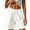 White, variant on Tqcoqu Plus Size Shorts for Women High Waisted Casual Drawstring Summer Sweat Shorts Elastic Waist Wide Leg Fashion Outfit with Pockets,Black Women's M-XXXXXL