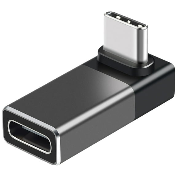 Necvior USB C Right Angle Adapters,90 Degree 240W 40Gbps 8K TypeC Male to Female Adapters