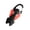 black red, variant on KUFptva Braided Fishing Line Scissors Trimmer Stainlesss Fishing Tackle Retractable Portable for Anglers Black/Black Redness