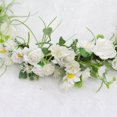 thumbnail image 3 of Guirnalda de flores nupcial, diadema con lazo, corona de pelo para dama de honor para niños, cinta ajustable, festivales de boda, fiesta MFZFUKR CPB-CJZ1801, 3 of 6