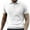 White, variant on Yanghang Men Tops Mens T-Shirts Men'S Summer Solid Button Loose Knitted Short Sleeves Mens Shirts