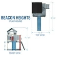 thumbnail image 3 of Backyard Discovery Beacon Heights Cedar Wooden Elevated Playhouse, Slide, Play Kitchen, 3 of 14