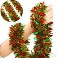 thumbnail image 6 of Boovnll Christmas Garland, 6.5FT Realistic Artificial Tinsel Garlands Christmas Garlands Decorations for Holiday Mantel, Table, Staircase, Fireplace, Indoor Outdoor Party Decor, Garland, 6 of 6